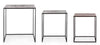 Set di 3 tavolini Tahir Rectangular Multicolore (3)