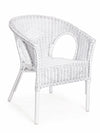 Set di 4 sedie da giardino Alliss Bianco (2)