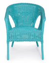 Set di 4 sedie da giardino Alliss Blu (1)