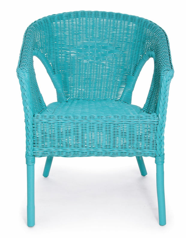 Set di 4 sedie da giardino Alliss Blu (1)