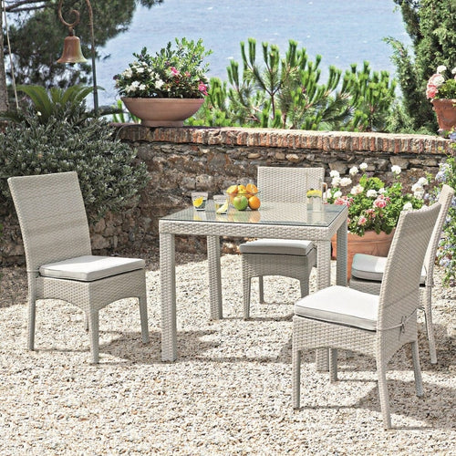 Set di 4 sedie da giardino Antalys Bianco (1)