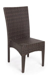Set di 4 sedie da giardino Antalys Marrone (2)