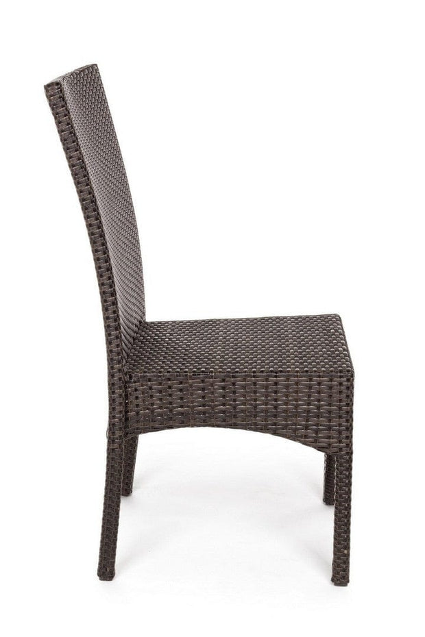 Set di 4 sedie da giardino Antalys Marrone (4)