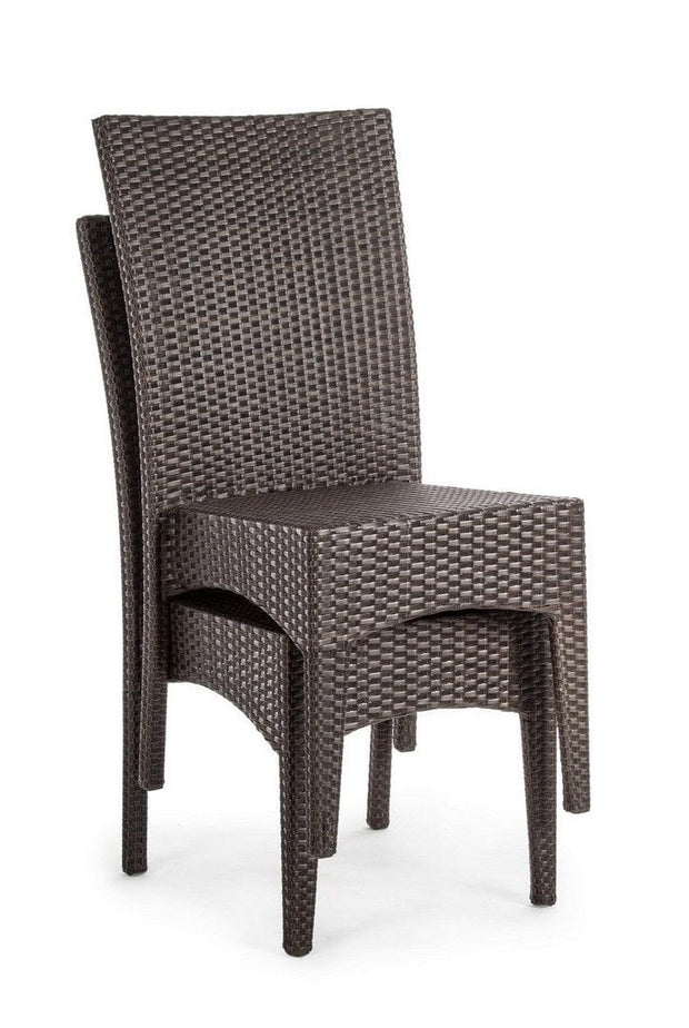 Set di 4 sedie da giardino Antalys Marrone (6)