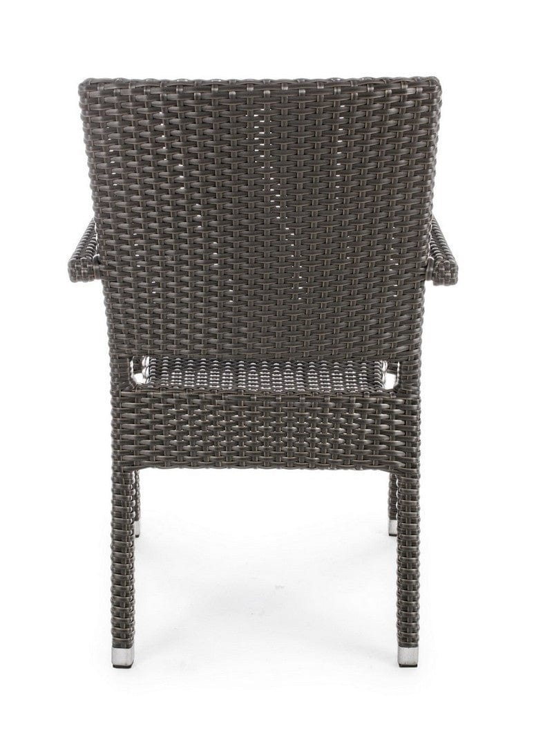 Set di 4 sedie da giardino Astoni Marrone (4)