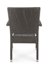 Set di 4 sedie da giardino Astoni Marrone (4)