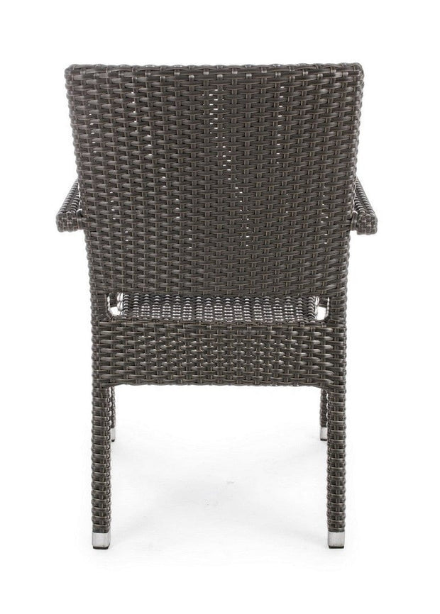 Set di 4 sedie da giardino Astoni Marrone (4)