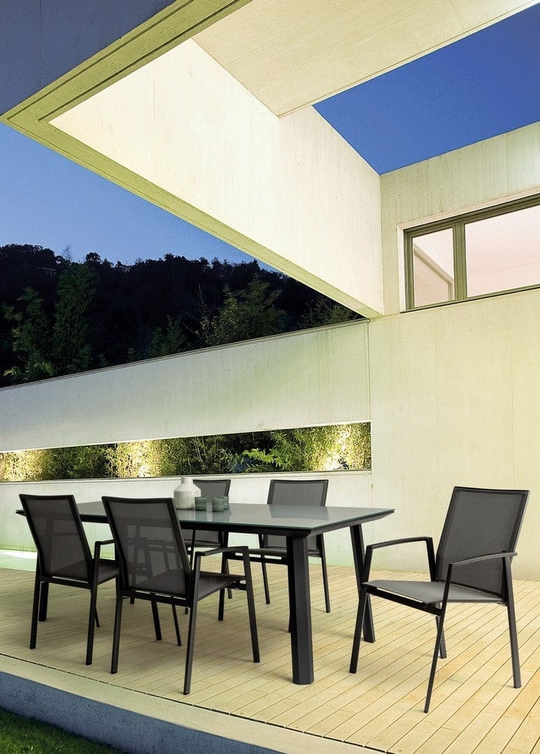 Set di 4 sedie da giardino Cruise Grigio (1)