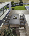 Set di 4 sedie da giardino Cruise Grigio (3)