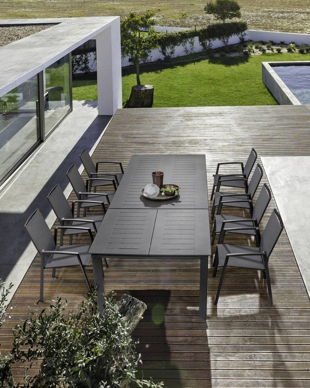 Set di 4 sedie da giardino Cruise Grigio (3)