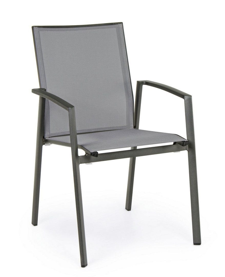 Set di 4 sedie da giardino Cruise Grigio (4)