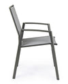 Set di 4 sedie da giardino Cruise Grigio (6)