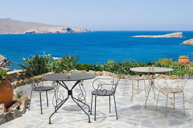 Set di 4 sedie da giardino Etienne Antracite (2)