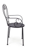 Set di 4 sedie da giardino Etienne Antracite (5)