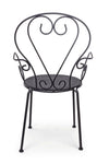 Set di 4 sedie da giardino Etienne Antracite (6)