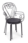 Set di 4 sedie da giardino Etienne Antracite (7)