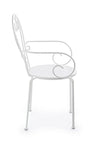 Set di 4 sedie da giardino Etienne Bianco (5)