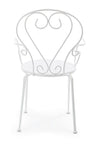 Set di 4 sedie da giardino Etienne Bianco (6)