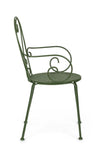 Set di 4 sedie da giardino Etienne Verde (3)