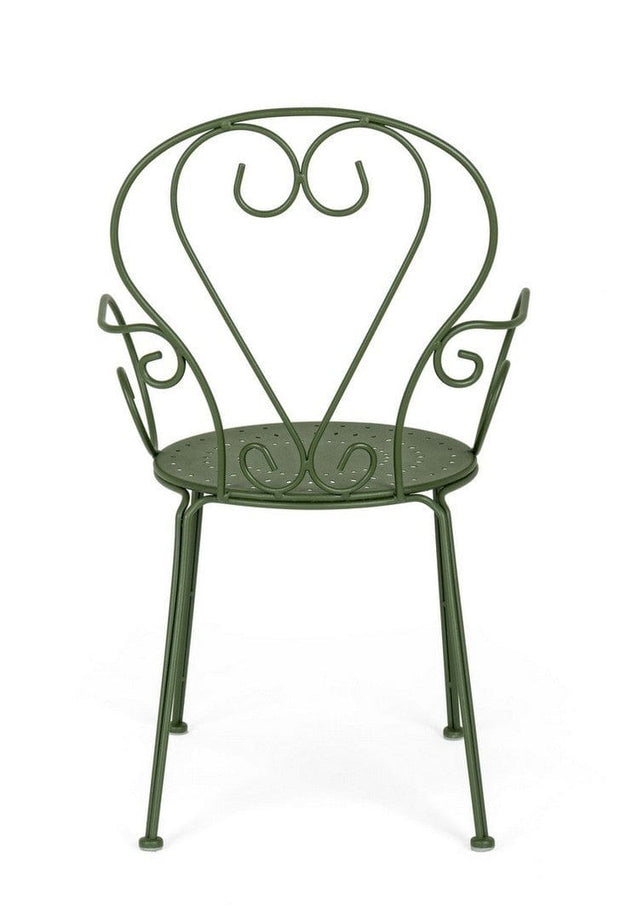 Set di 4 sedie da giardino Etienne Verde (4)