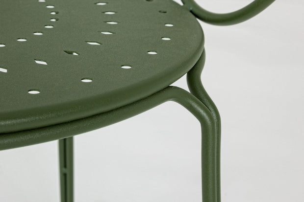 Set di 4 sedie da giardino Etienne Verde (6)