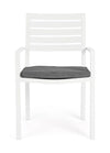 Set di 4 sedie da giardino Helina Bianco (3)