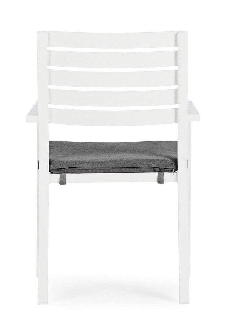 Set di 4 sedie da giardino Helina Bianco (4)