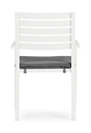 Set di 4 sedie da giardino Helina Bianco (4)