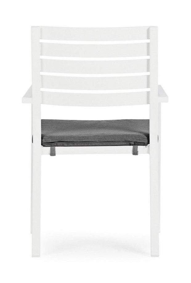 Set di 4 sedie da giardino Helina Bianco (4)