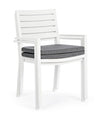 Set di 4 sedie da giardino Helina Bianco (7)