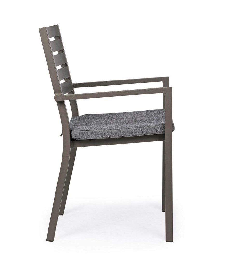 Set di 4 sedie da giardino Helina Cappuccino (4)