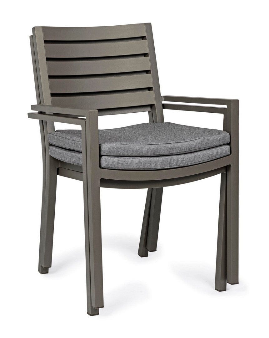 Set di 4 sedie da giardino Helina Cappuccino (7)