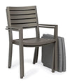 Set di 4 sedie da giardino Helina Cappuccino (8)