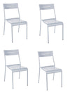 Set di 4 sedie da giardino Issy Blu