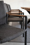 Set di 4 sedie da giardino Jalisco Grigio (2)