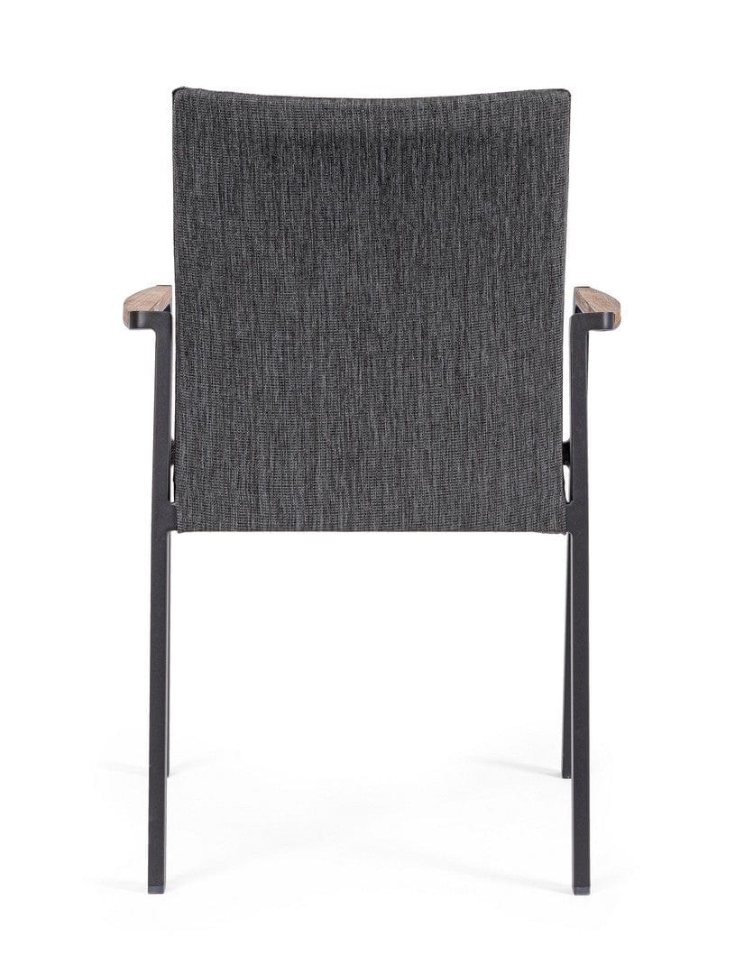 Set di 4 sedie da giardino Jalisco Grigio (5)