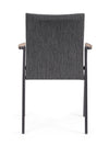Set di 4 sedie da giardino Jalisco Grigio (5)
