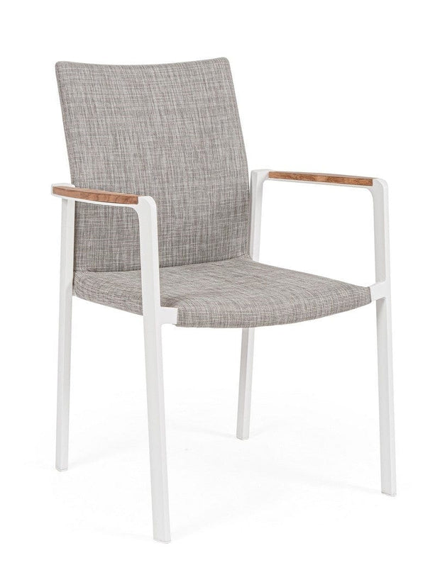 Set di 4 sedie da giardino Jalisco Grigio (3)