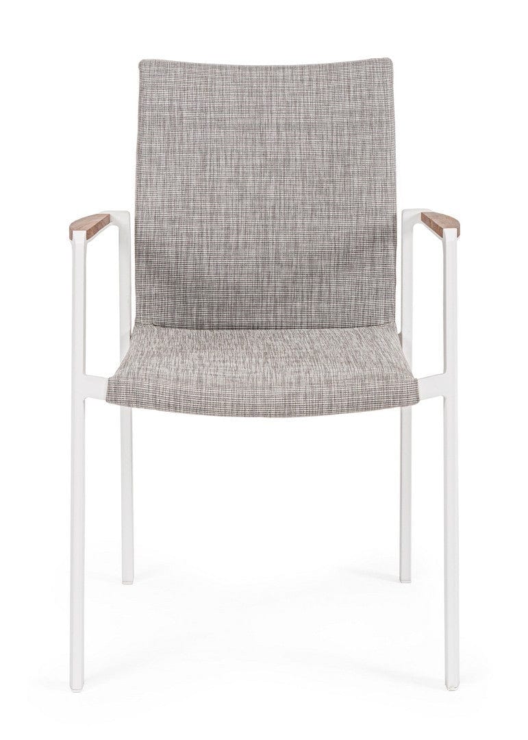 Set di 4 sedie da giardino Jalisco Grigio (4)