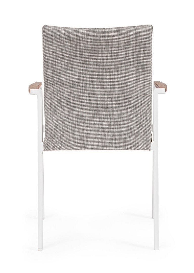 Set di 4 sedie da giardino Jalisco Grigio (5)