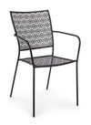 Set di 4 sedie da giardino Jodie Antracite (2)