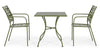 Set di 4 sedie da giardino Kelsie Verde (2)