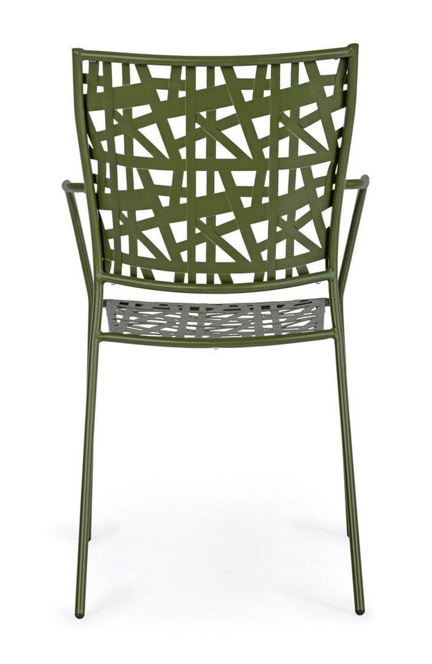 Set di 4 sedie da giardino Kelsie Verde (4)