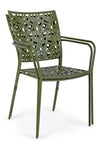 Set di 4 sedie da giardino Kelsie Verde (8)