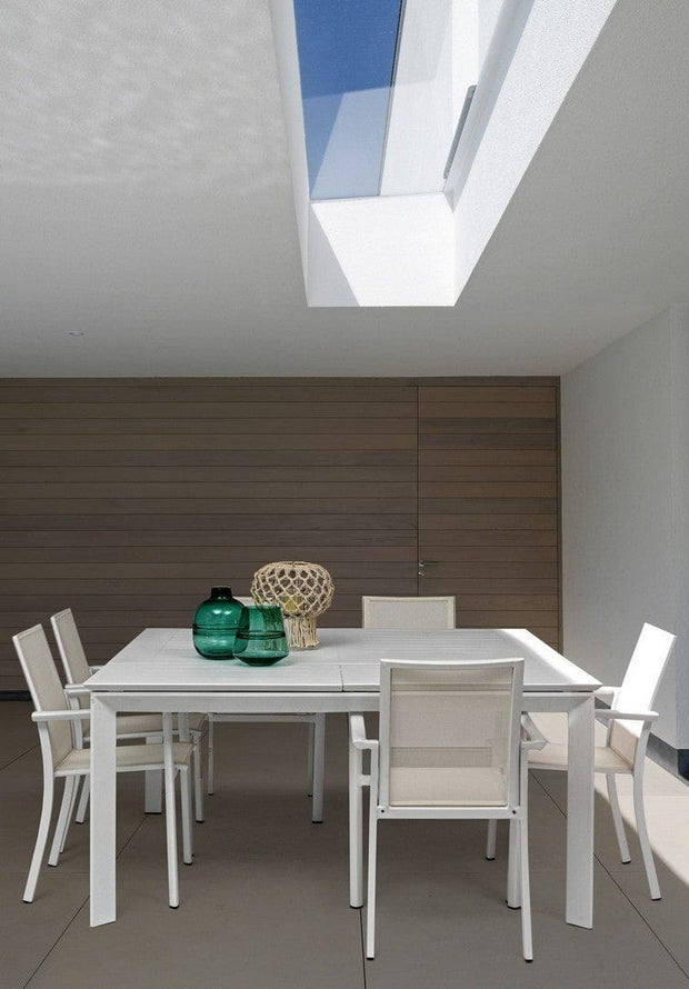 Set di 4 sedie da giardino Konnor Bianco (4)