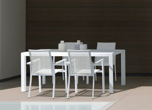 Set di 4 sedie da giardino Konnor Bianco (5)