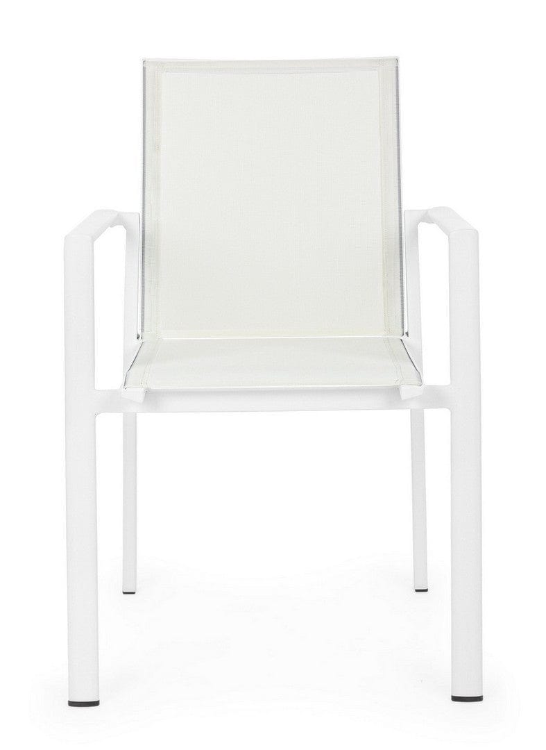Set di 4 sedie da giardino Konnor Bianco (7)