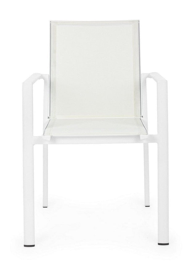 Set di 4 sedie da giardino Konnor Bianco (7)