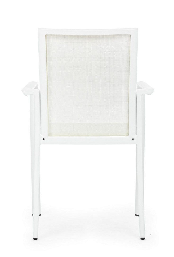 Set di 4 sedie da giardino Konnor Bianco (8)