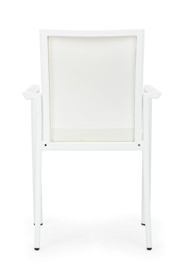 Set di 4 sedie da giardino Konnor Bianco (8)